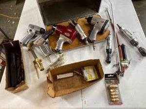 lot 218 image: Lot of Pneumatic Tools and Accessories