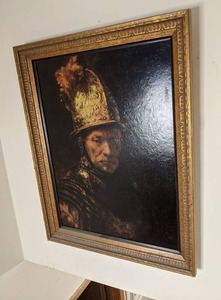 lot 73 image: Rembrandt Framed Print The Man with the Golden Helmet