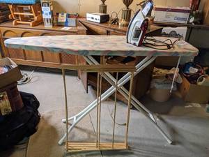lot 160 image: Ironing Board, Iron and Drying Rack