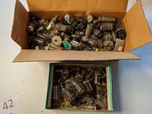 lot 42 image: Massive Box of Vacuum Tubes