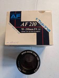 lot 62 image: 2 Vintage Camera Zoom Lenses