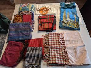 lot 63 image: Purse, T-Shirts, Scarves and Wraps - All New