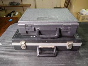 lot 123 image: Pistol Case and Briefcase
