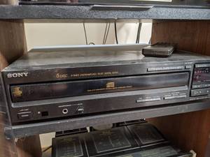 lot 19 image: Sony 5-Disc Changer and Technics Dual Cassette Deck