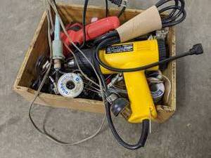 lot 255 image: Heat Gun, Soldering Gun and Misc. Supplies