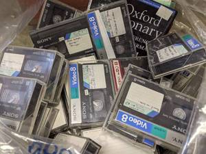 lot 272 image: Lot of Video 8 Tapes