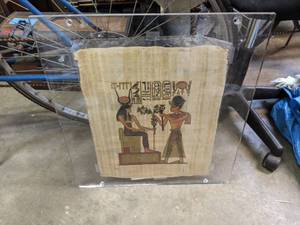 lot 288 image: Egyptian Papyrus Artwork