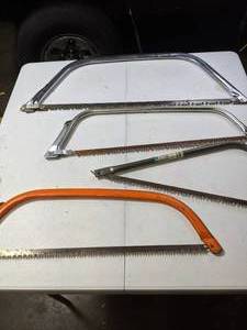 lot 191 image: (4) Bow Saws
