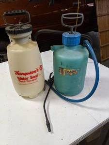 lot 203 image: Pair of Outdoor Sprayers