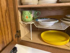 lot 506 image: Cupboard Full of Plates, Bowls, etc.
