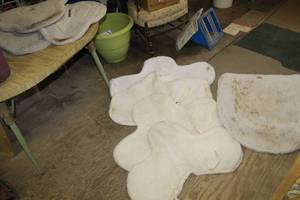 lot 21 image: Lot of (8) Fleece Saddle Pads