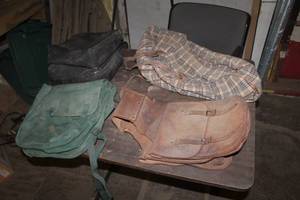 lot 37 image: Lot of (4) Horse Saddle Bags