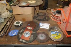 lot 167 image: Lot of Cut-OffGrinder Wheels