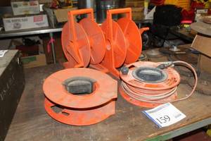 lot 159 image: Lot of (4) Extension Cord Reels