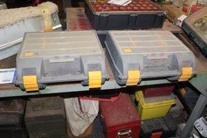 lot 178 image: Lot of (2) Parts Organizer Tool Cases