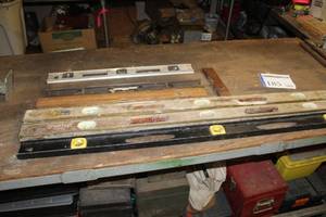 lot 185 image: Lot of (6) Contractor Levels -  48 (x3),  24 (x3)