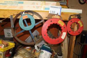 lot 188 image: Lot of (4) Gardner Bender Stream Line Fish Tape Reel and Winder 100 (x2), Two More Fish Tapes