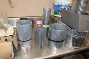 lot 229 image: Lot of (3) Rolls of 12 Galvanized Valley Metal Flashing