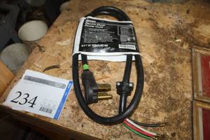 lot 234 image: Sears Heavy Duty Dryer Power Cord 30A 6