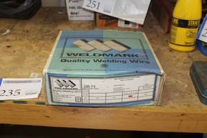 lot 235 image: Weldmark Quality Welding Wire GB-74 Precision Feed .035 33lbs. Box