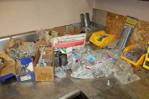 lot 257 image: Washers, Bolts, Nuts, Misc. Hardware