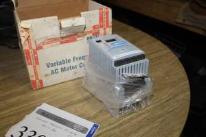 lot 330 image: Leeson Speedmaster SM Plus Series Variable Frequency AC Motor Control (new in box)
