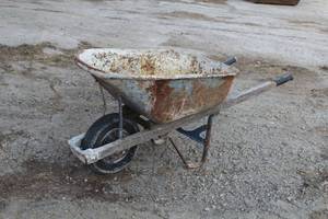 lot 356 image: Jackson Steel Concrete Wheelbarrow M-6