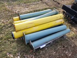 lot 370 image: Lot of (13) Metal Barricade Posts