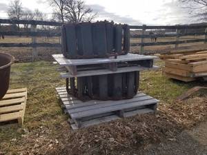 lot 373 image: Lot of (2) Grouser Skid Steer Loader Over-The-Tire Soft Tracks