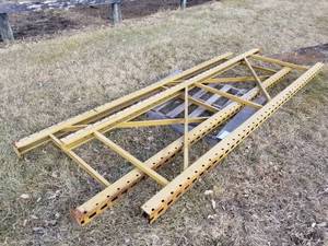 lot 380 image: Lot of (2) Pallet Racking Uprights 10