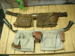 lot 38 image: Leather Tool Belts