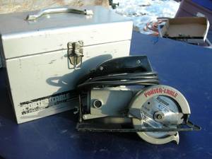 lot 23 image: Porter Cable 314 4-12 Trim Saw with Case