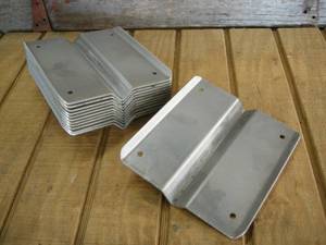 lot 73 image: 12 Aluminum Snowmobile Dolly Plates