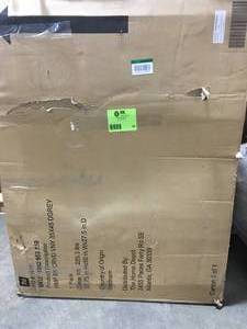 lot 44 image: Hampton Harbor 45 in. W x 22 in. D Bath Vanity in Dove Grey with Natural Marble Vanity Top in White not used