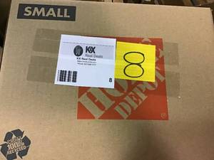 36 in. x 82 in. Black Fiberglass White Trim Magnetic Center Opening Screen Door&nbsp&nbspin good condition&nbsp
