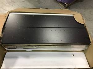 Atlantic Oskar Adjustable Media Cabinet 464 Espresso by Atlantic&nbsp&nbspin good condition&nbsp