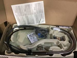 Trinsic Single-Handle Pull-Down Sprayer Kitchen Faucet with Touch2O Technology in Arctic Stainless by Delta&nbsp&nbspin good condition&nbsp