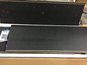Black 3-Tier Wood Storage Shelf by IRIS&nbsp&nbspin good condition&nbsp