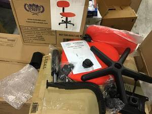 Red Office Chair by HODEDAH&nbsp&nbspin good condition&nbsp