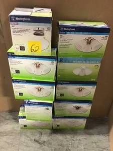 BIG LOT OF WESTINGHOUSE CEILING FAN LED LIGHT KIT&nbsp&nbspin good condition&nbsp