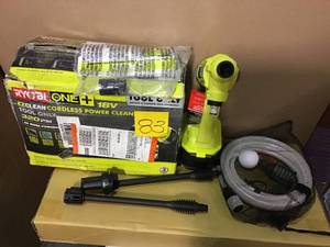 ONE 18-Volt 320 PSI 0.8 GPM Cold Water Cordless Power Cleaner (Tool Only)&nbsp&nbspin good condition&nbsp
