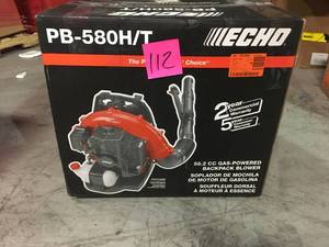 216 MPH 517 CFM 58.2cc Gas 2-Stroke Cycle Backpack Leaf Blower with Tube Throttle by ECHO in good conditions