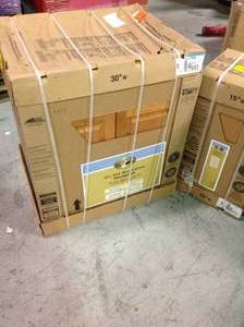 PALLET OF ASSORTED CABINETS BY HAMOTON BAY IN GOOD CONDITION CUSTOMER RETURNS SEE PICTURES