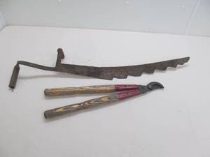 vintage hay knife, pruner