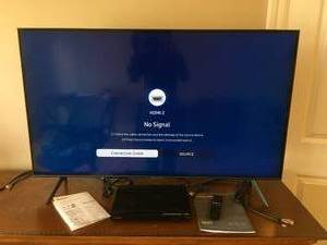 lot 9 image: Samsung 43 QLED TV