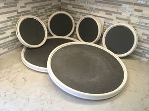 lot 93 image: Six Copco Plastic Lazy Susans