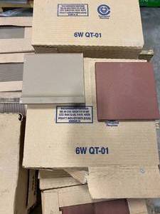 lot 11 image: 5x6 Arid Grey and Lava Red Tile