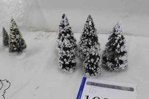 lot 109 image: Lot of (5) Christmas Tree Figurines