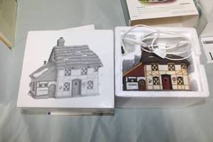 lot 19 image: Department 56 Mr. & Mrs. Pickle from The Heritage Village Collection Dickens Village Series #5824-6