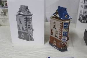 lot 27 image: Department 56 City Clockworks from The Heritage Village Collection Christmas In The City Series #5531-0